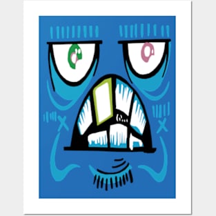 Funny Ugly Face Posters and Art